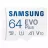 Card de memorie Samsung EVO Plus MB-MC64KA, MicroSD 64GB, Class 10,  UHS-I (U1),  SD adapter