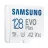 Карта памяти Samsung EVO Plus MB-MC128KA, MicroSD 128GB, Class 10,  UHS-I (U3),  SD adapter