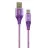 Cablu USB Cablexpert CC-USB2B-AMCM-2M-PW, 2m,  Purple,  White,  USB 2.0 A-plug to type-C plug,  blister