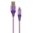 Cablu USB Cablexpert CC-USB2B-AMLM-2M-PW, 2m,  Purple,  White,  USB 2.0 A-plug to 8-pin,  blister