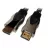 Cablu video Brackton PRIME K-HDE-FKR-0200.BG, 2 m,  High Speed HDMI® Cable with Ethernet,  male-male,  99, 99% OFC oxygen free copper,  up to 2160p 2Kx4K,  3D capable,  with 24k gold plated contacts,  triple shielded,  2 ferrites,  nylon sleeve