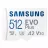 Карта памяти Samsung EVO Plus MB-MC512KA, MicroSD 512GB, Class 10,  UHS-I,  (U3),  SD adapter