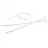 None Tolsen Colier din nailon pentrucabluri TOLSEN 7, 6x370mm alb