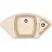 Chiuveta Dr.Gans Gabi Bej, Latte, Granit compozit, 101.5 х 51