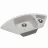 Chiuveta Dr.Gans Gabi 1015, Granit compozit, Gri, 101.5 x 51