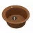 Chiuveta Dr.Gans Gala, Granit compozit, Maro, Terracota, 510 x 510 x 217