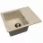 Chiuveta Dr.Gans Nica 580, Granit compozit, Bej, Latte, 58 x 47