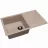 Chiuveta Dr.Gans Tehno 860, Granit compozit, Brun, 86 x 51