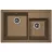 Chiuveta Florentina KASSI780 , Quartz, Cafeniu, 78 x 51