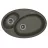 Chiuveta Florentina SELENA780 Antracit, Cuart, 78 x 51