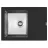 Chiuveta Florentina COMBI 650 Antracit, Piatra artificiala, Inox, 65 x 48