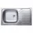 Chiuveta Sanitec 05.430 C403S, Inox, 43.5 x 76