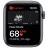 Smartwatch APPLE Watch SE 44mm Aluminum Case with Midnight Sport Band,  MKQ63 GPS,  Space Gray, iOS,  OLED LTPO Retina,  1.78",  GPS,  Bluetooth 5,  Gri