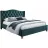 Pat Signal Aspen Velvet 140x200 (Green/Oak), Pat dublu,  Verde,, 140 x 200