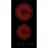 Plita electrica incorporabila TORNADO GTR 350 EL GLASS, 2 arzatoare,  Vitroceramica,  Control sensor,  Negru,