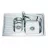 Chiuveta Fabiano 7850/15 08 EPL R, Incastrabila,  Inox