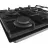 Варочная газовая панель GORENJE GT641EXB, 4 конфорки,  Электроподжиг,  Закаленное стекло,  Черный