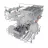 Посудомоечная машина Hotpoint-Ariston HFC 3C41 CW X, 14 Комплектов,  10 программ,  Электронное управление,  60 см,  Нержавеющая сталь, A+++