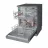 Посудомоечная машина Hotpoint-Ariston HFC 3C41 CW X, 14 Комплектов,  10 программ,  Электронное управление,  60 см,  Нержавеющая сталь, A+++