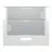 Hota GORENJE TH 60E3W, 350 m³, h, 1 motor, 60 cm, Filtru din aluminiu absorbant de grasimi , Alb