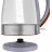 Ceainic electric SCARLETT SC-EK27G32, 1.7 l,  2200 W,  Sticla,  Plastic,  Filtru,  Indicator nivel apa,  Indicator functionare,  Transparent,  Gri,  Bordo