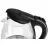 Электрочайник SCARLETT SC-EK27G48, 1.6 л,  2200 Вт,  Стекло,  Пластик,  Фильтр,  Вращение на 360°,  Прозрачный,  Черный,  Нержавеющая сталь