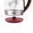 Ceainic electric SCARLETT SC-EK27G49, 1.8 l,  2200 W,  Sticla,  Plastic,  Filtru,  Baza rotativa,  Indicator nivel apa,  Indicator functionare,  Negru,  Gri,  Rosu