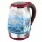 Ceainic electric SCARLETT SC-EK27G49, 1.8 l,  2200 W,  Sticla,  Plastic,  Filtru,  Baza rotativa,  Indicator nivel apa,  Indicator functionare,  Negru,  Gri,  Rosu