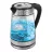 Ceainic electric SCARLETT SC-EK27G58, 1.7 l,  2200 W,  Inox,  Sticla,  Filtru,  Indicator nivel apa,  Transparent,  Negru,  Inox