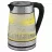 Ceainic electric SCARLETT SC-EK27G58, 1.7 l,  2200 W,  Inox,  Sticla,  Filtru,  Indicator nivel apa,  Transparent,  Negru,  Inox