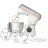 Robot de bucatarie Sencor STM 3730, 800 W,  4 l,  6 viteze,  Pentru framantare,  Pentru amestecare,  Mixer,  Alb,  Gri