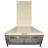 Hota BEKO CWB6410CR, 460 m³/h,  1 motor,  60 cm,  Filtru din aluminiu absorbant de grasimi,  Crema