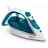 Fier de calcat Tefal FV5718E0, Durilium Airglide Autoclean, 2500 W, 195 g/min, 270 ml, Turcoaz, Alb