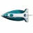 Fier de calcat Tefal FV5718E0, Durilium Airglide Autoclean, 2500 W, 195 g/min, 270 ml, Turcoaz, Alb