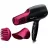 Uscator de par PANASONIC EH-NA65-K865, 2000 W, 3 trepte de viteza, 4 regimuri de temperatura, Functie ionica, Negru, Roz