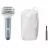 Epilator PANASONIC ES-EL2A-A520, 60 pensete, 1 duza, 3 trepte de viteza, Alb, Albastru deschis