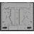 Plita incorporabila cu gaz GORENJE GW641EXB, 4 arzatoare, Arzator Wok, Email, Aprindere electrica, Negru