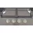 Варочная газовая панель Indesit THP641WIX, 4 конфорки,  Конфорка Wok,  Электроподжиг,  Нержавеющая сталь