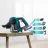 Aspirator vertical BOSCH BBS611LAG, 0.3 l,  PureAir,  Negru,  Albastru