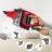 Aspirator cu acumulator BOSCH BBS81PET, Vertical, 18 W, 0.4 l, 76 dB, Filtru fin, Rosu