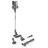 Пылесос аккумуляторный HOOVER RA22ALG 019, 2 в 1, 380 Вт, 0.7 л, Фильтр тонкой очистки, Серебристый, Черный