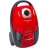 Aspirator cu sac PANASONIC MC-CG711-R149, 350 W, 1900 W, 6 l, 65 dB, Filtru antibacterian, Rosu, Negru