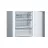 Frigider BOSCH KGN39VL316, 366 l,  No Frost,  Congelare rapida,  203 cm,  Argintiu, A++