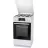 Aragaz combinat GORENJE K5341WJ, 62 l,  4 arzatoare,  Aprindere electrica,  Grill,  Timer,  Curatare сu abur AquaClean,  50 cm,  Alb