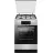 Aragaz combinat HANSA FCMXS69363, 77 l,  4 arzatoare,  Aprindere electrica,  Grill,  Timer,  Curatare traditionala,  60 cm,  Inox, A