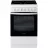 Aragaz electric Indesit IS5V4PHW, 61 l, 4 arzatoare, Grill, Timer, Curatare hidroliza, 50 cm, Alb, Negru, A