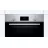 Cuptor electric incorporabil BOSCH HBF113BR0Q, 66 l, 5 functii, Grill, Timer, Curatare traditionala, Inox, Negru, A