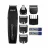 Trimer Wahl 5537-3016, 2 x AA, 9 setari de lungime, 1.5-12 mm, Negru