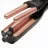 Ondulator Rowenta CF4710F0, 6 setari, 210 °C, 35 mm, Acoperire ceramica, Negru, Auriu