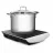 Aragaz cu inductie electrica Kitfort KT-120, 1 arzator, Vitroceramica, Negru, Alb